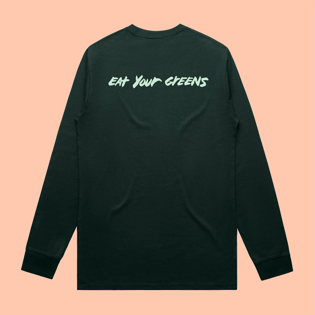 Long Sleeve Tee - Pine Green