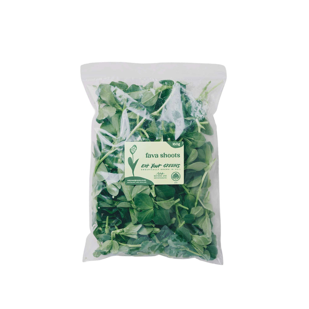 Organic Fava Shoots